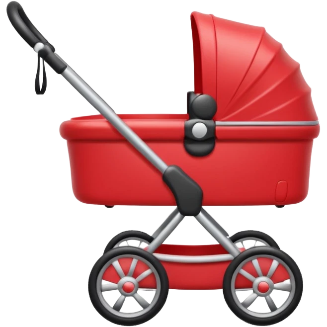 baby stroller with a photo symbol emoji