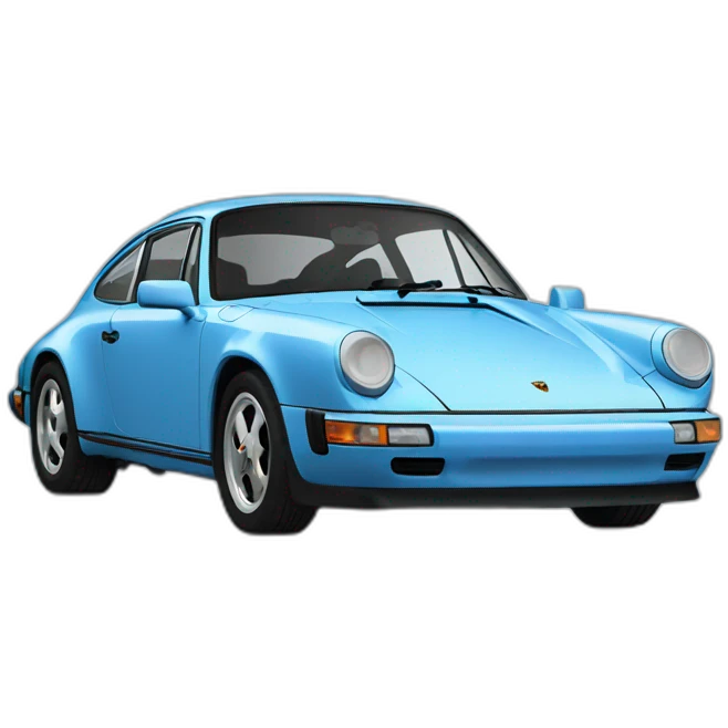 Blue Porsche  emoji