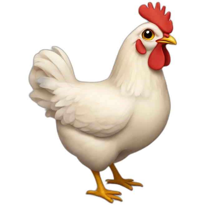 Sister chicken emoji