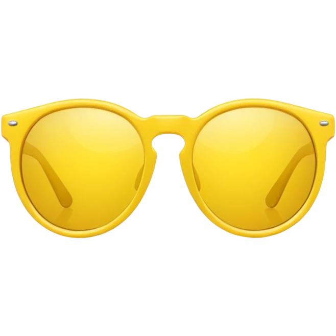 Yellow sunglasses emoji