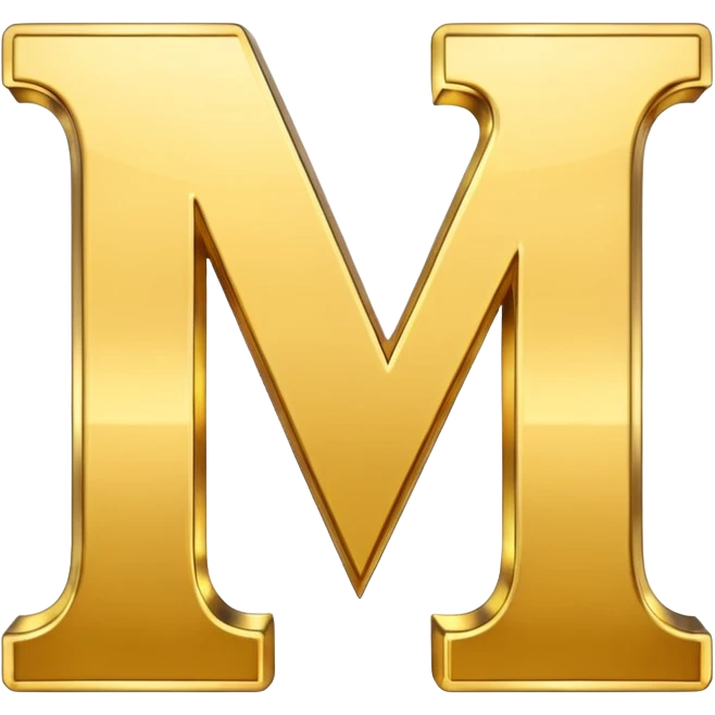 Owner Golden letters  emoji