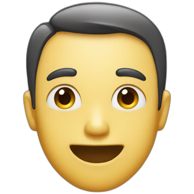 Man winking emoji