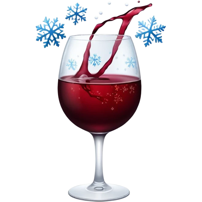 ❄️🤍🩶🍷 emoji
