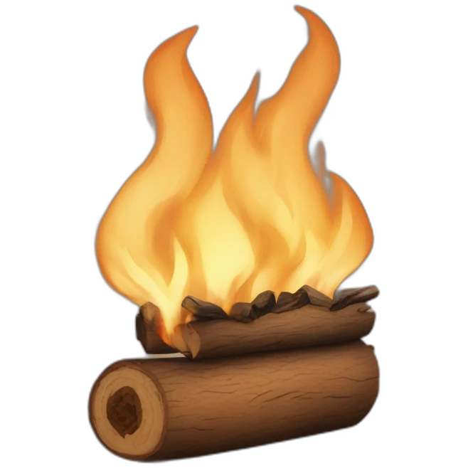Everything will be fine meme but it is a log burning emoji | AI Emoji ...