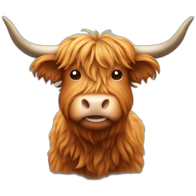 Highland cow emoji