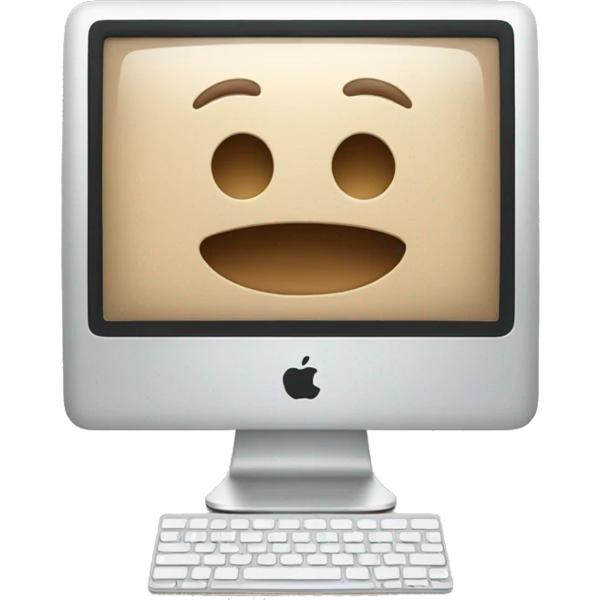 beige imac emoji