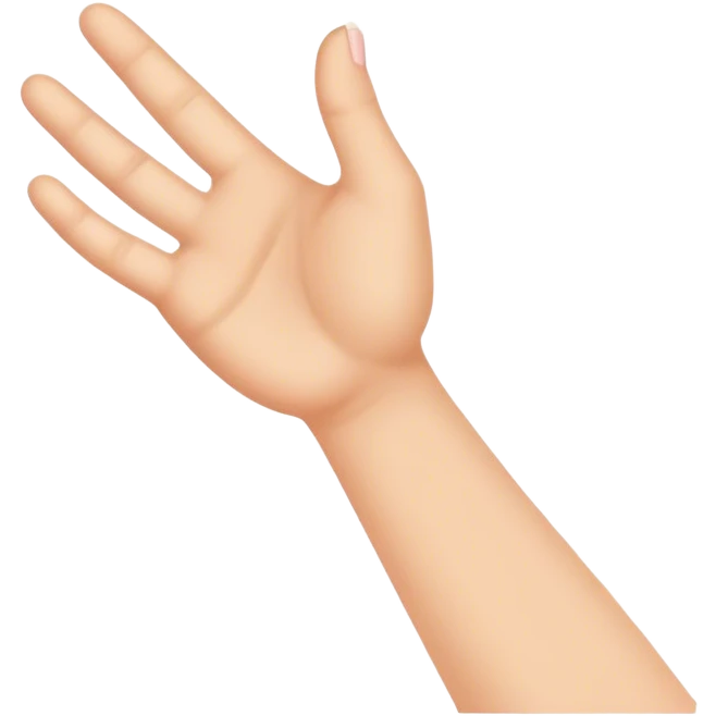 pulling hand emoji