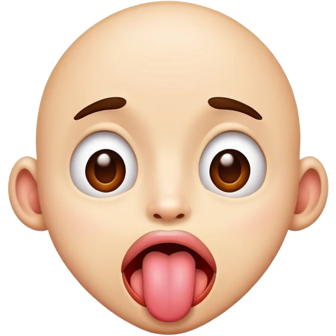 Funny face with tongue out  emoji