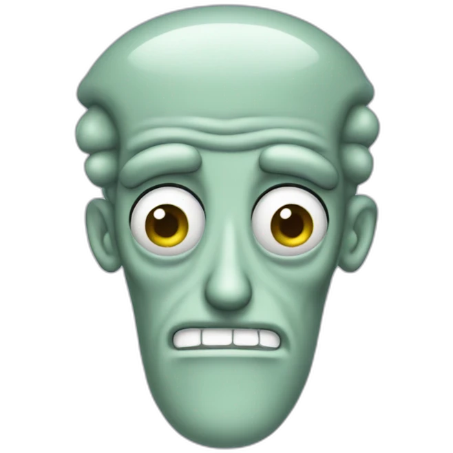 handsome squidward emoji