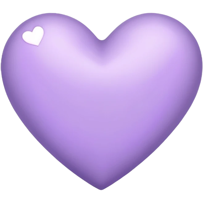 Lavender heart  emoji
