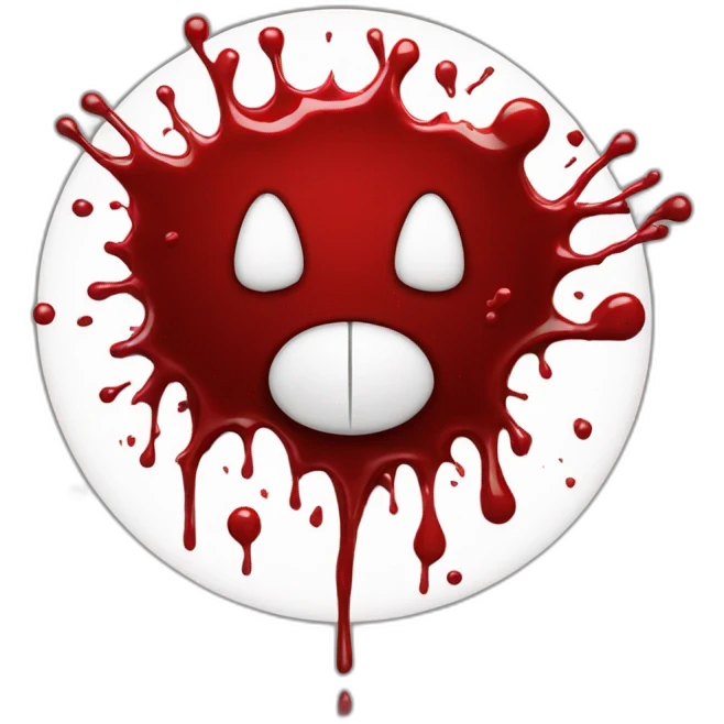 blood splatter emoji