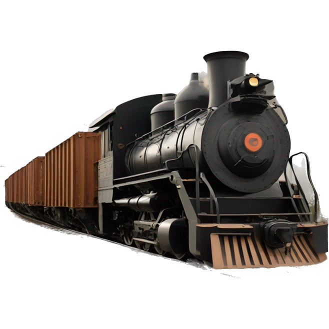 19th century freight train emoji