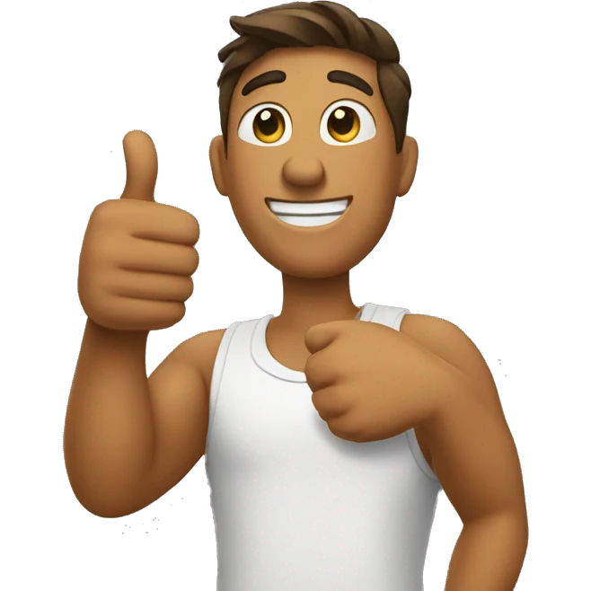 guy thumbs up emoji