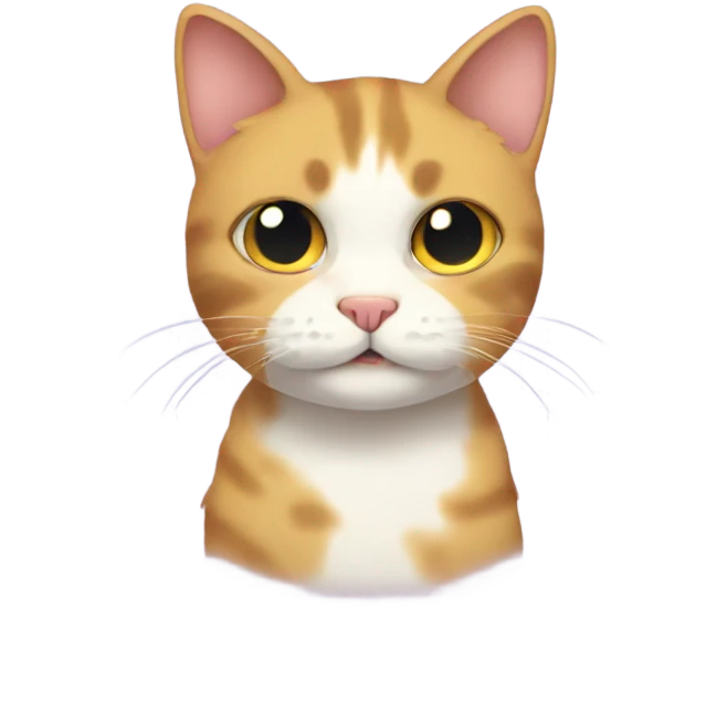 Lofi style cat emoji