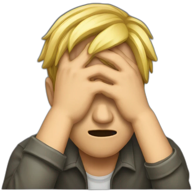 Facepalm emoji