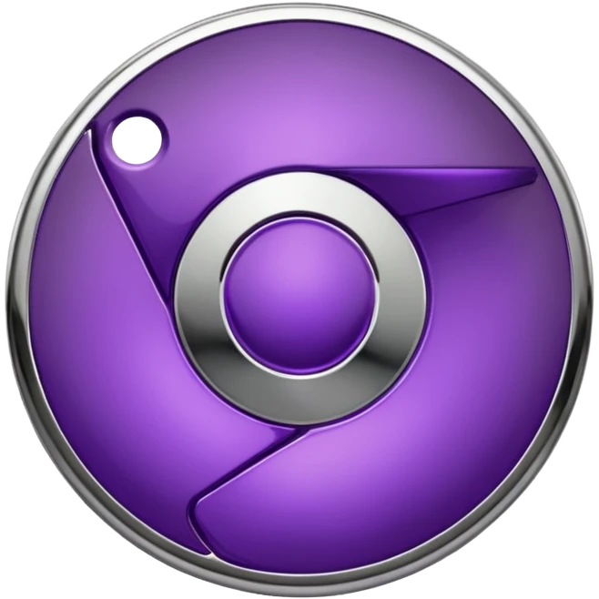 dark purple google chrome logo emoji