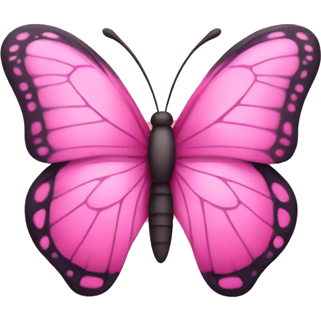 pink butterfly emoji