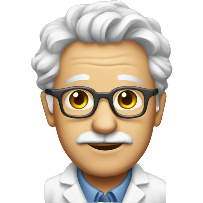 old scientist emoji