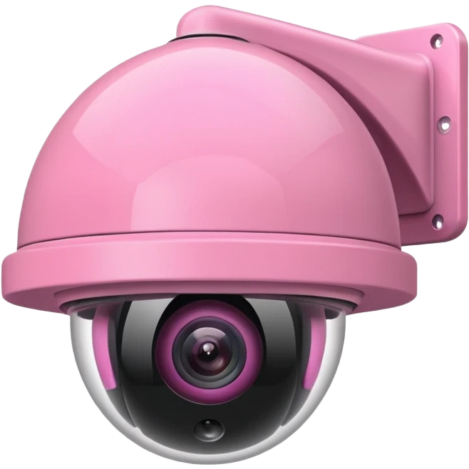 Security Camera pink  emoji