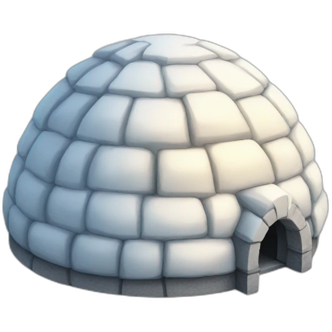 igloo sunny emoji