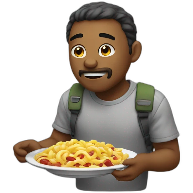 Hungry dude emoji
