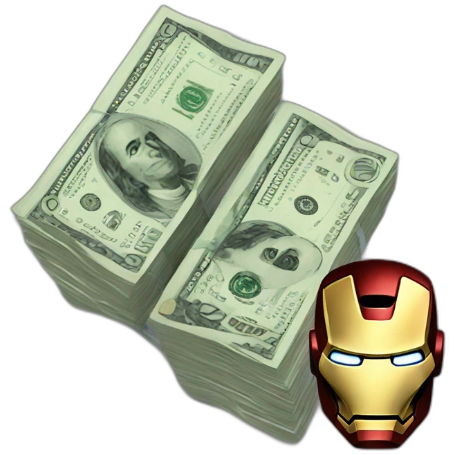ironman money emoji