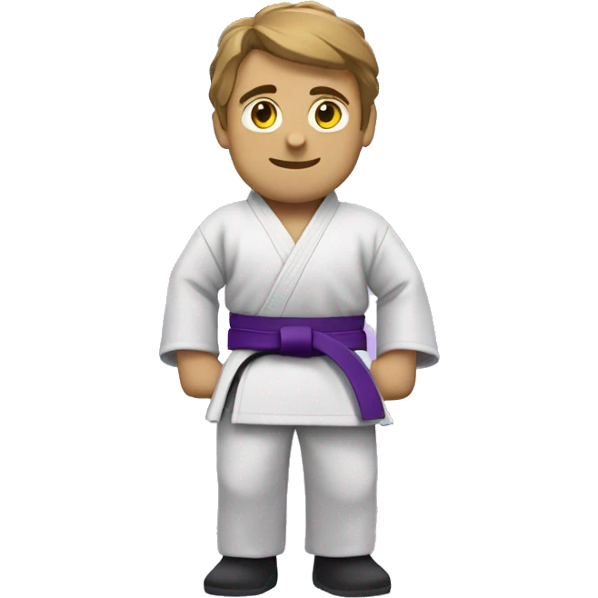 Jujitsu purple belt emoji