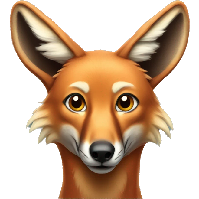 Maned wolf emoji