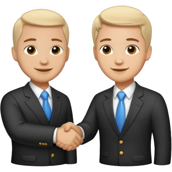 Hand shake emoji