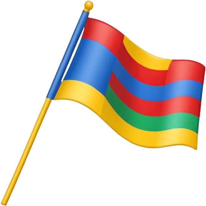 Drapeau gitan emoji