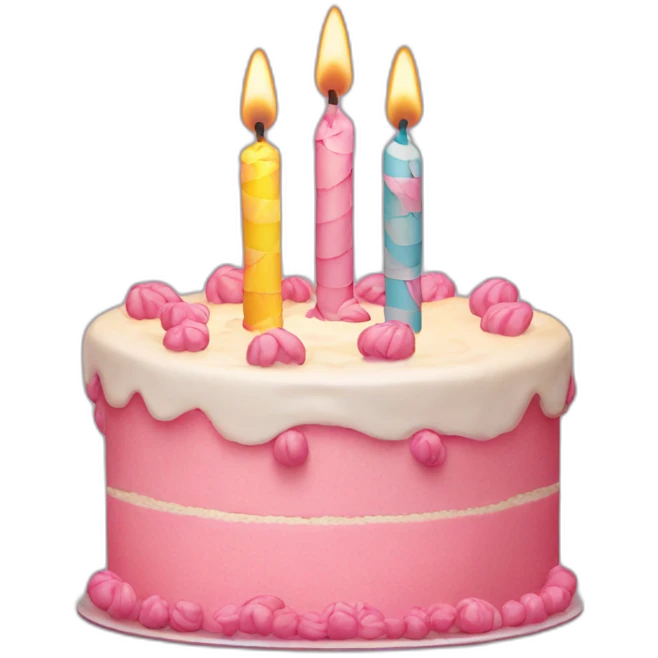 Birthday cake emoji