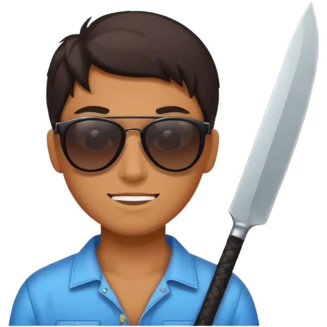 Summer slasher emoji