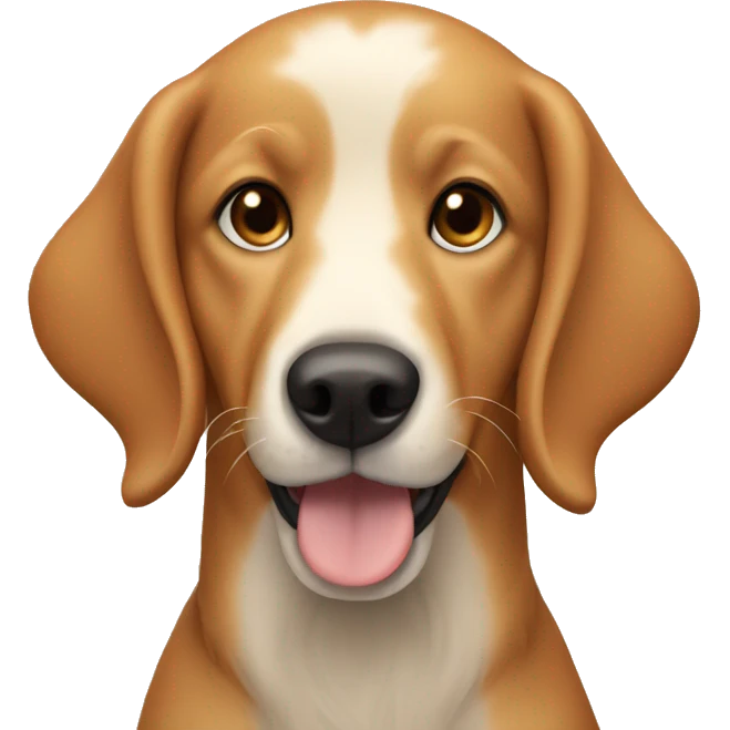 dog  ginger retriever junior emoji