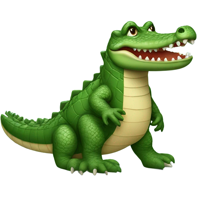 Crocodile with boots emoji