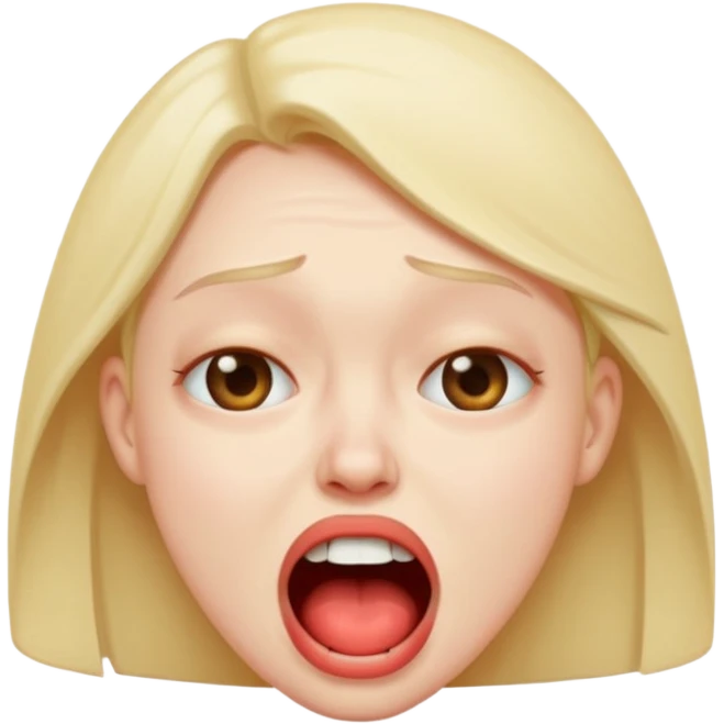 Felling cring emoji