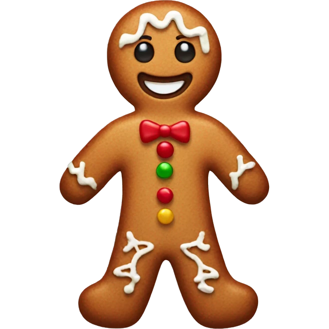 gingerbread man  emoji