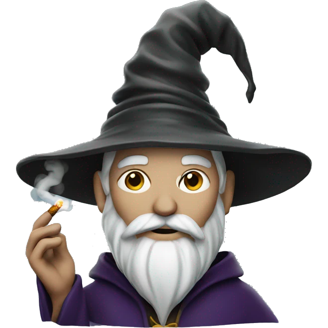wizard smoking  emoji