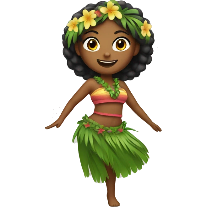 LOVELY HULA DANCER emoji