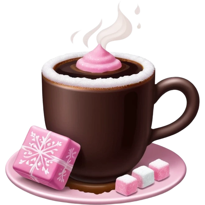 turkish coffe with turkish delight emoji