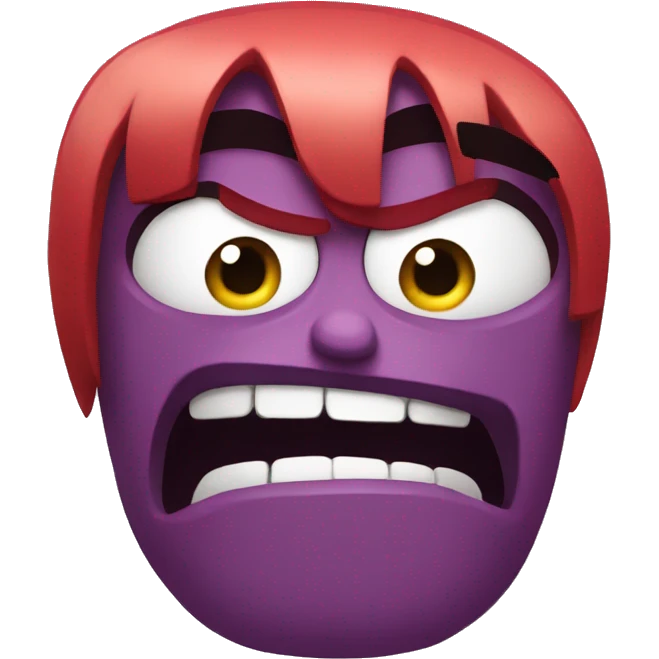 Angry inside out emoji