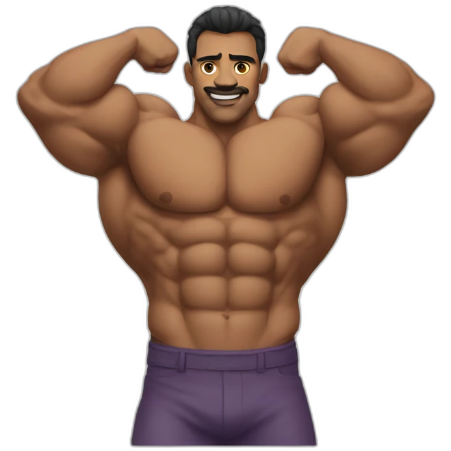 muscle hunk emoji