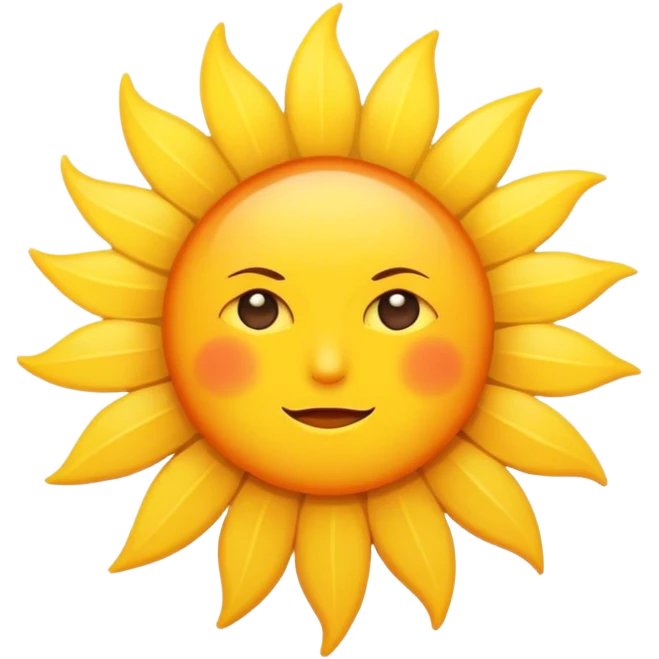 dawn sun emoji