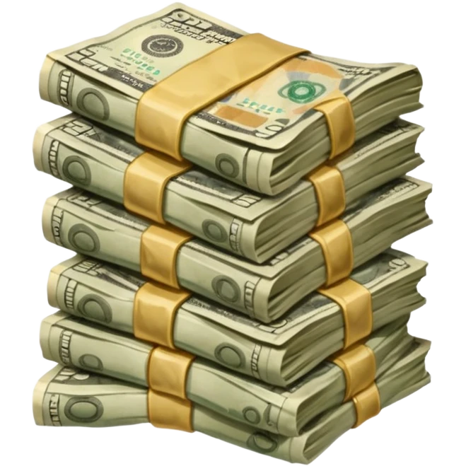 dirty cash stack emoji