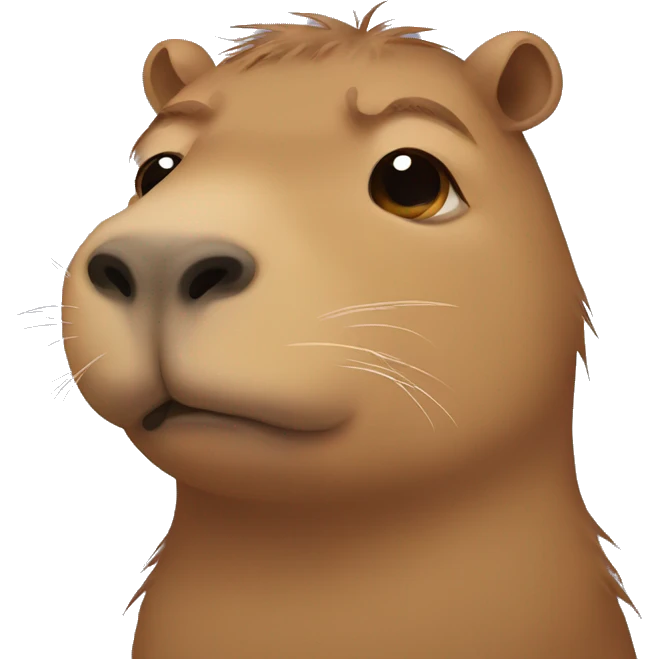crying capybara emoji