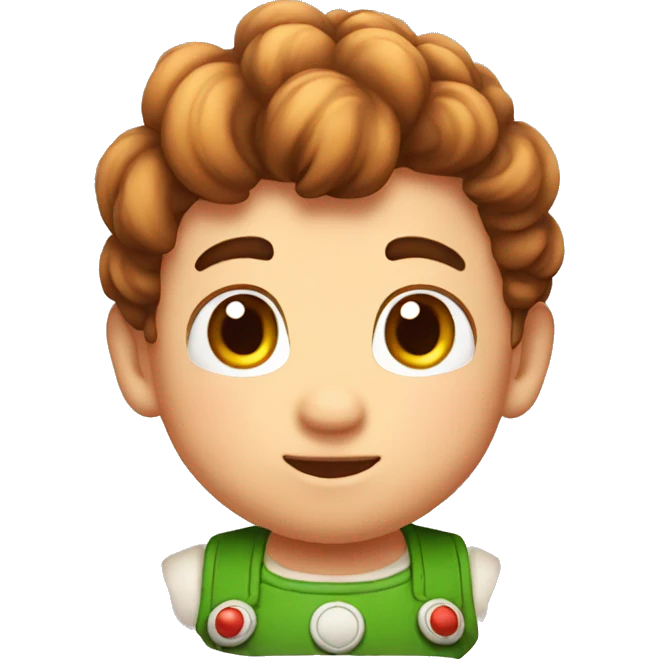 Cute baby mario emoji