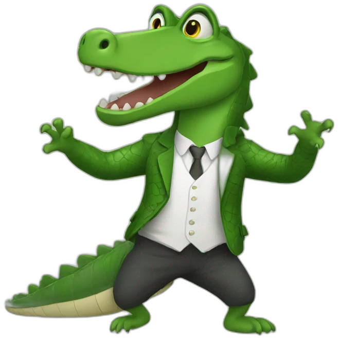 dancing-crocodile emoji