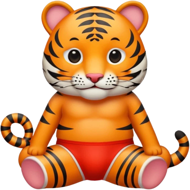 🐯tiger with 🩲 underwear  emoji