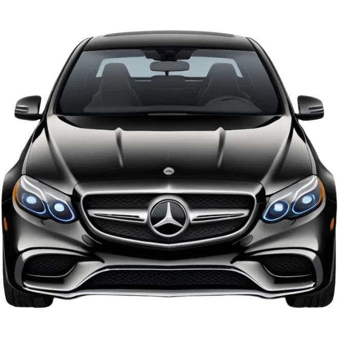 Mercedes e63s w212 black emoji