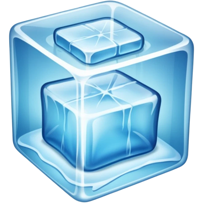 clothes  inside ice cube emoji