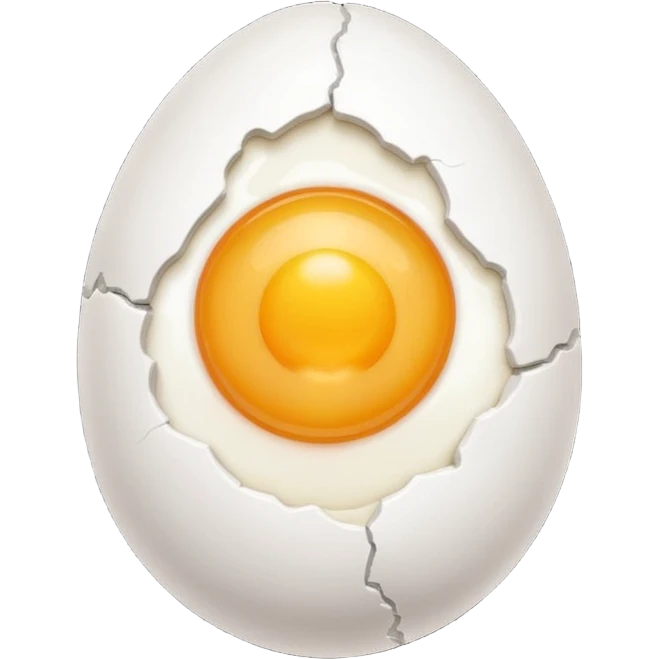 Cracked Egg emoji